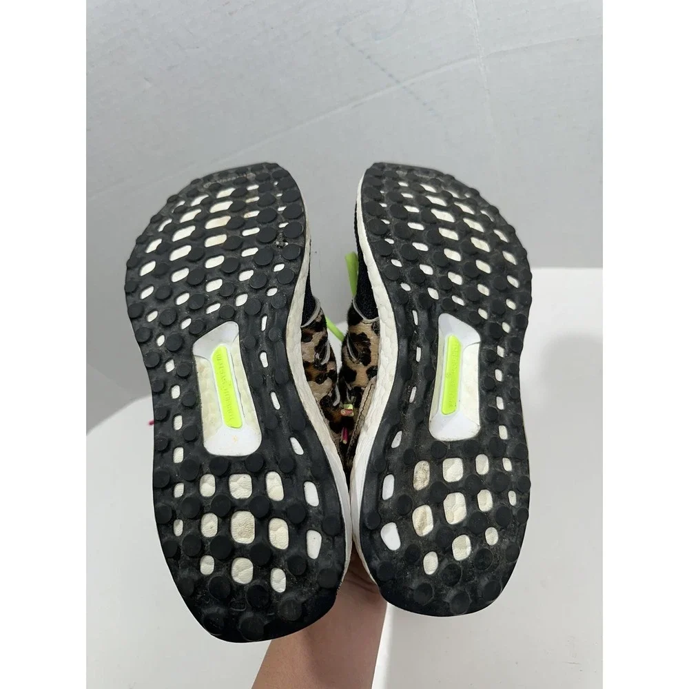 Adidas Ultraboost DNA FZ2731‎ Animal Pack Black/Leopard Youth YYJ Sz 4 /Women  5